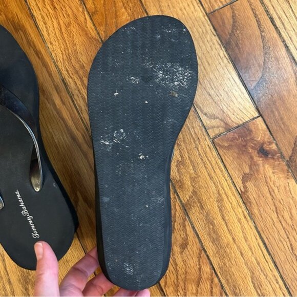 Tommy Bahama Crystal Starfish Wedge Flip-flop, size 10 - Picture 3 of 5